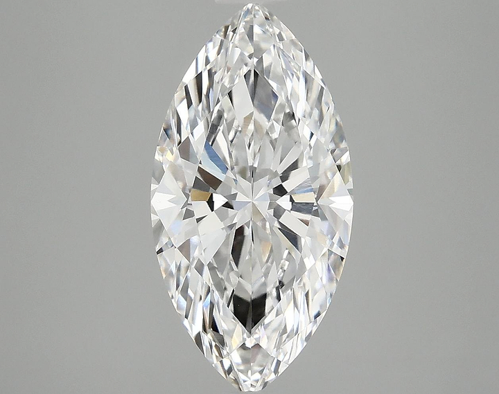 3.09 Carat Marquise Shaped Ideal Cut VVS2 IGI Certified Lab Grown Diamond