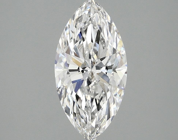 1.5 Carat Marquise Shaped Ideal Cut VVS2 IGI Certified Lab Grown Diamond