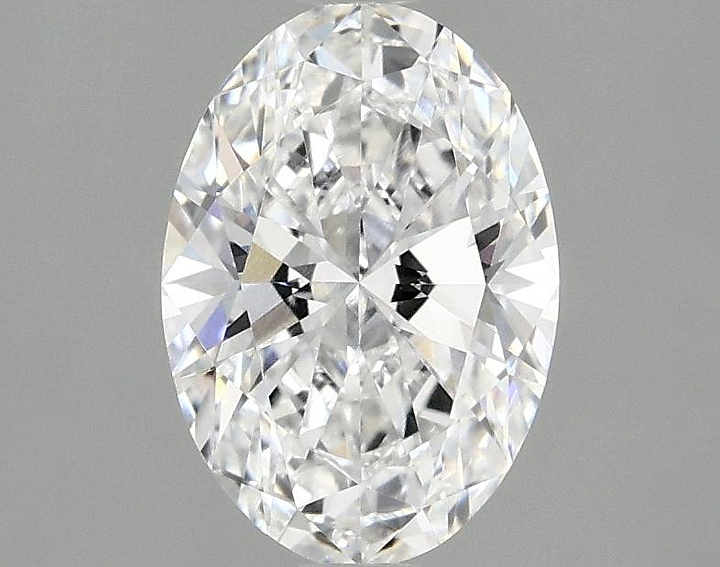 1.5 Carat Oval Shaped Ideal Cut VVS2 IGI Certified Lab Grown Diamond