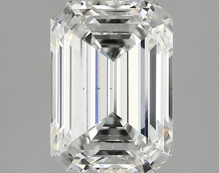 2.1 Carat Emerald Shaped Ideal Cut VS1 IGI Certified Lab Grown Diamond
