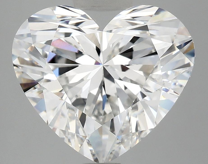 5.06 Carat Heart Shaped Ideal Cut VS1 IGI Certified Lab Grown Diamond