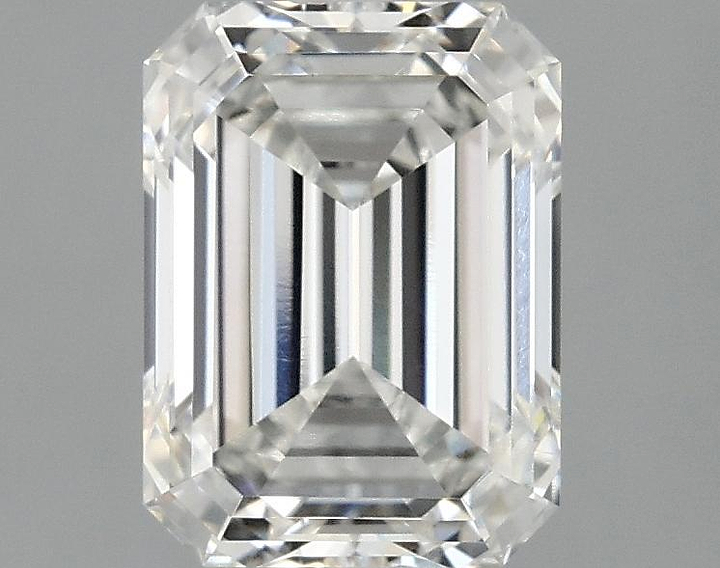 2.05 Carat Emerald Shaped Excellent Cut VVS2 IGI Certified Lab Grown Diamond