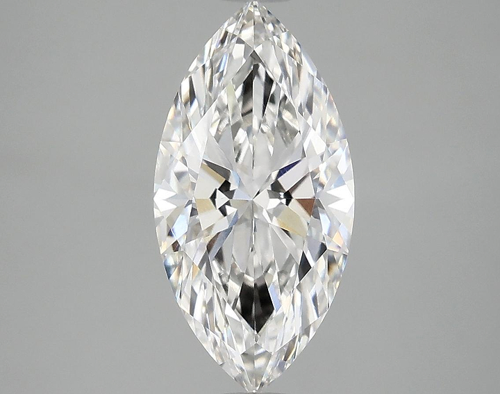 2.1 Carat Marquise Shaped Ideal Cut VVS2 IGI Certified Lab Grown Diamond