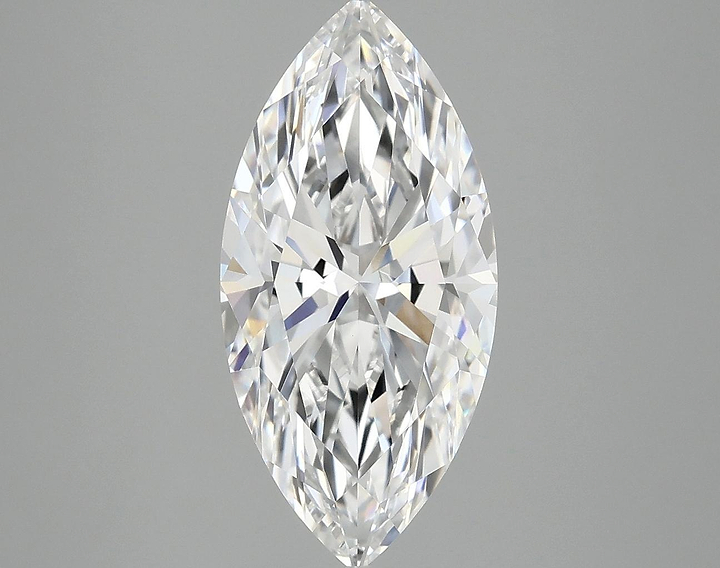 3.07 Carat Marquise Shaped Excellent Cut VVS2 IGI Certified Lab Grown Diamond