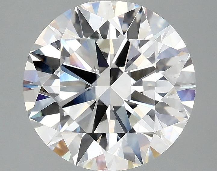 3.09 Carat Round Shaped Ideal Cut VVS2 IGI Certified Lab Grown Diamond