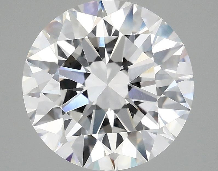 3.06 Carat Round Shaped Excellent Cut VVS2 IGI Certified Lab Grown Diamond