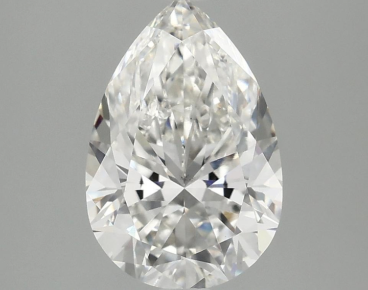 2.46 Carat Pear Shaped Excellent Cut VS2 IGI Certified Lab Grown Diamond