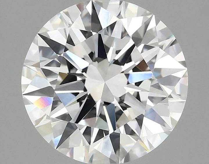 2.54 Carat Round Shaped Ideal Cut VVS2 IGI Certified Lab Grown Diamond