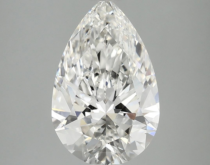 3.09 Carat Pear Shaped Ideal Cut VS1 IGI Certified Lab Grown Diamond