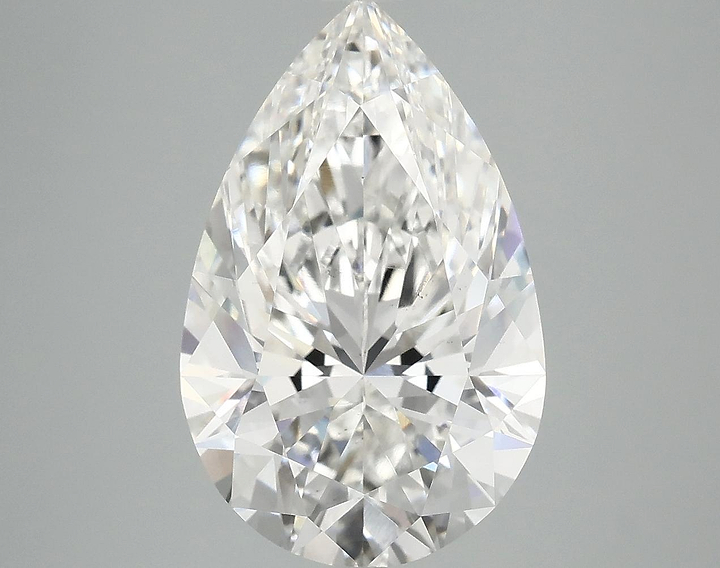 5.09 Carat Pear Shaped Ideal Cut VS2 IGI Certified Lab Grown Diamond