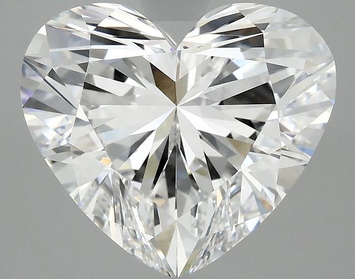 4.71 Carat Heart Shaped Ideal Cut VVS2 IGI Certified Lab Grown Diamond