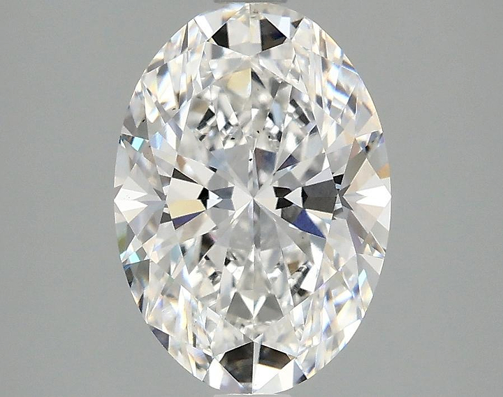 2.2 Carat Oval Shaped Ideal Cut VS2 IGI Certified Lab Grown Diamond