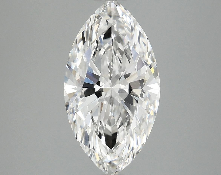 2.89 Carat Marquise Shaped Excellent Cut VVS2 IGI Certified Lab Grown Diamond