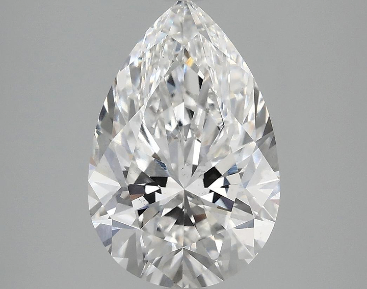3.09 Carat Pear Shaped Excellent Cut VS2 IGI Certified Lab Grown Diamond