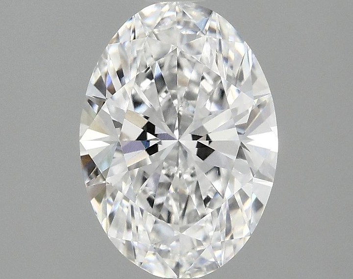 1.55 Carat Oval Shaped Ideal Cut VVS2 IGI Certified Lab Grown Diamond