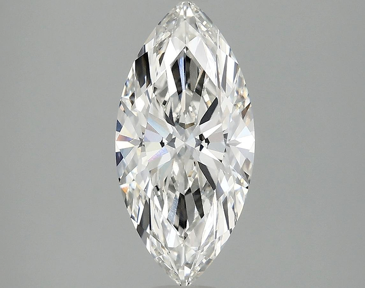 2.04 Carat Marquise Shaped Excellent Cut VVS2 IGI Certified Lab Grown Diamond