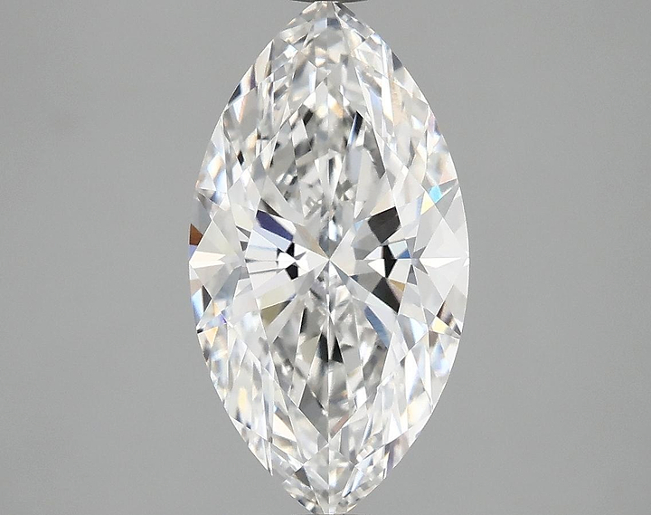 2.51 Carat Marquise Shaped Excellent Cut VVS2 IGI Certified Lab Grown Diamond