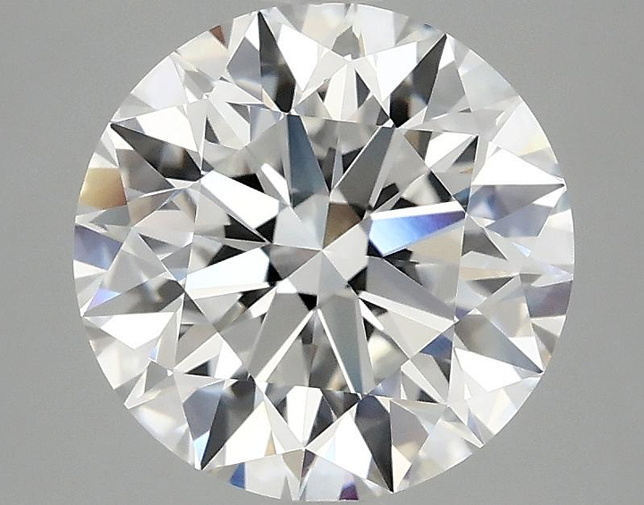3.09 Carat Round Shaped Excellent Cut VVS2 IGI Certified Lab Grown Diamond