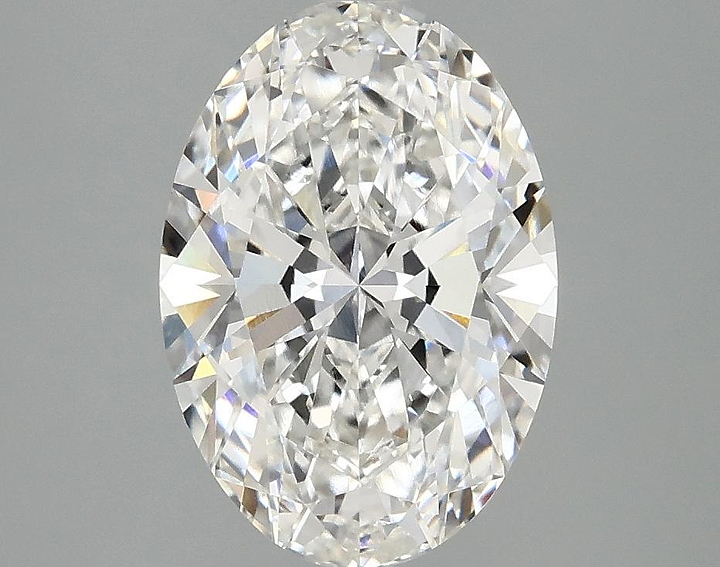 2.52 Carat Oval Shaped Ideal Cut VVS2 IGI Certified Lab Grown Diamond
