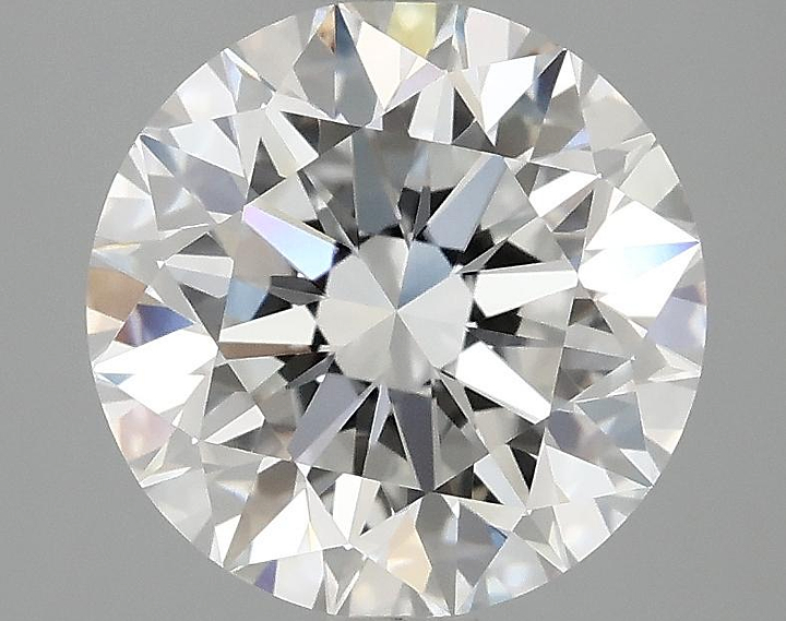3.08 Carat Round Shaped Excellent Cut VVS2 IGI Certified Lab Grown Diamond