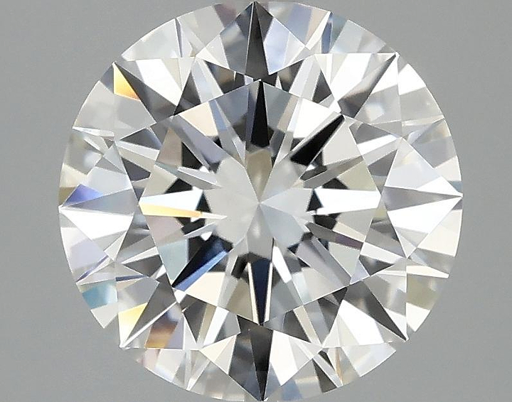 3.08 Carat Round Shaped Ideal Cut VVS2 IGI Certified Lab Grown Diamond