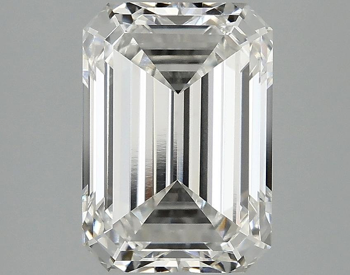 3.08 Carat Emerald Shaped Ideal Cut VVS2 IGI Certified Lab Grown Diamond
