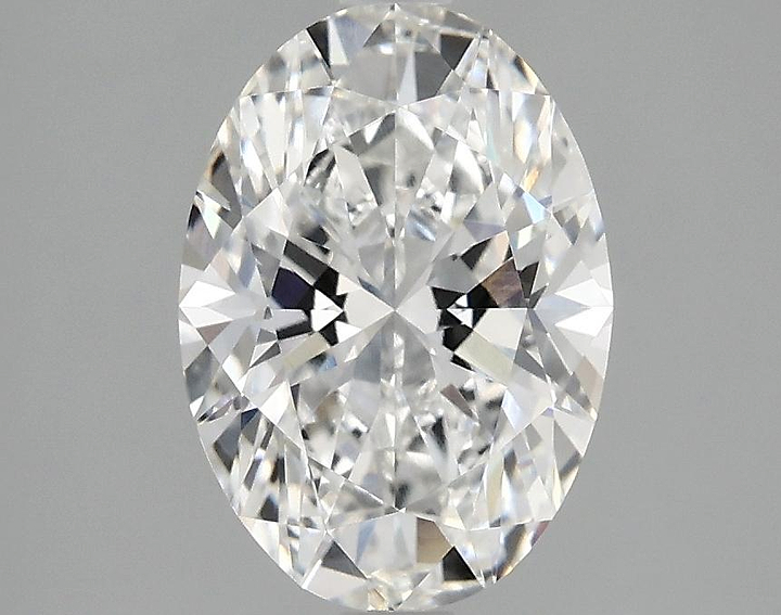2.05 Carat Oval Shaped Ideal Cut VVS2 IGI Certified Lab Grown Diamond