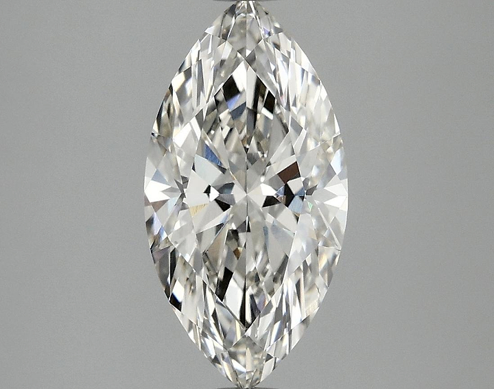 2.1 Carat Marquise Shaped Ideal Cut VVS2 IGI Certified Lab Grown Diamond