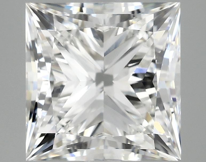 4.13 Carat Princess Shaped Ideal Cut VVS2 IGI Certified Lab Grown Diamond