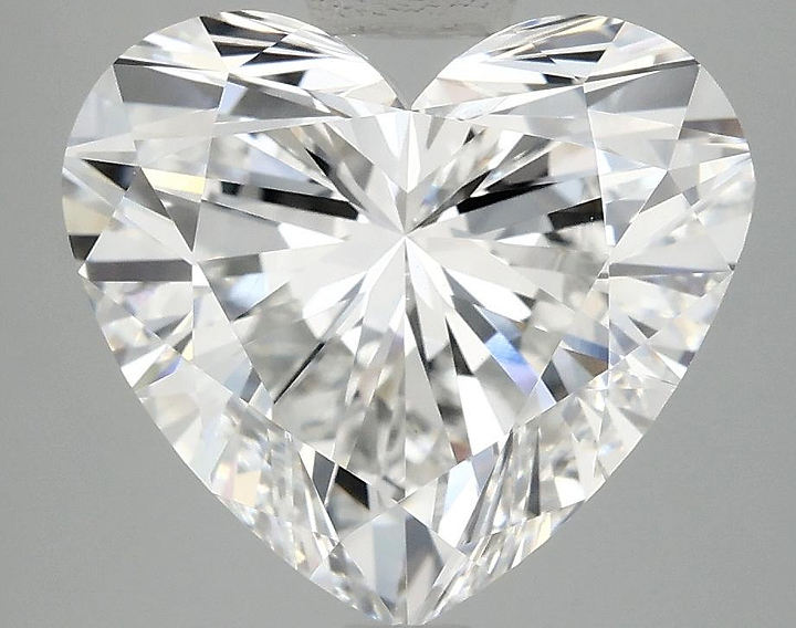 5.0 Carat Heart Shaped Ideal Cut VVS2 IGI Certified Lab Grown Diamond