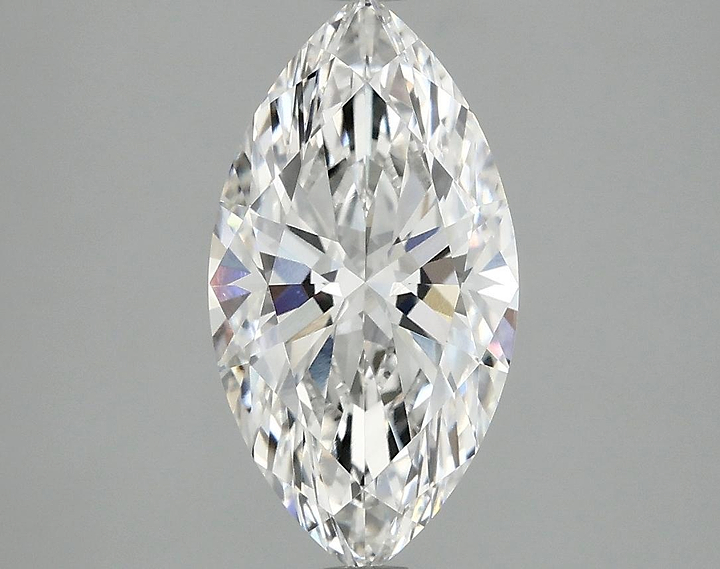 2.36 Carat Marquise Shaped Excellent Cut VVS2 IGI Certified Lab Grown Diamond