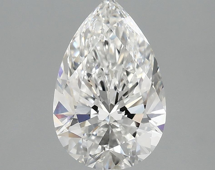 1.59 Carat Pear Shaped Excellent Cut VVS2 IGI Certified Lab Grown Diamond