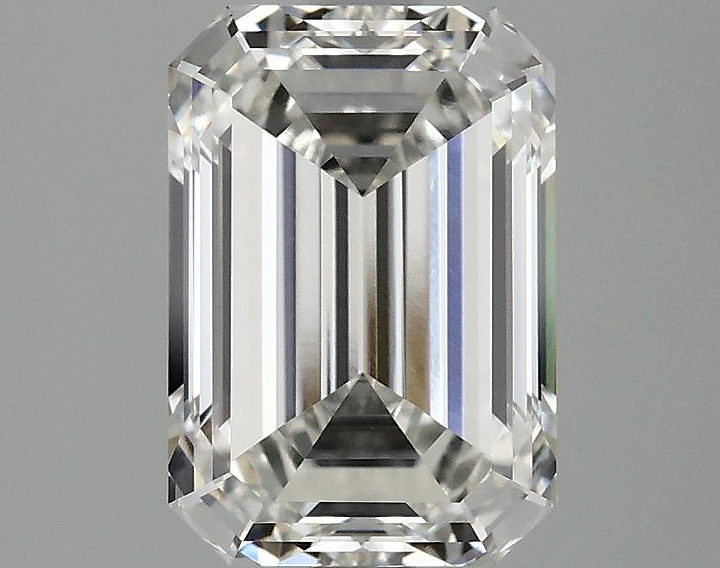 3.04 Carat Emerald Shaped Ideal Cut VVS2 IGI Certified Lab Grown Diamond