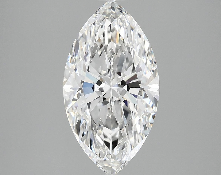 3.07 Carat Marquise Shaped Excellent Cut VS1 IGI Certified Lab Grown Diamond