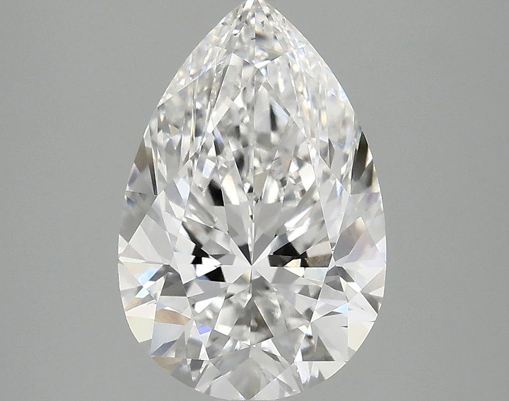 3.07 Carat Pear Shaped Excellent Cut VS2 IGI Certified Lab Grown Diamond