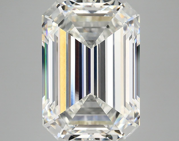 10.25 Carat Emerald Shaped Ideal Cut VVS2 IGI Certified Lab Grown Diamond