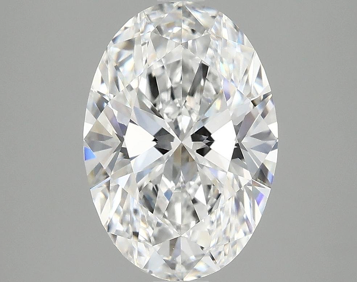 2.97 Carat Oval Shaped Ideal Cut VVS2 IGI Certified Lab Grown Diamond