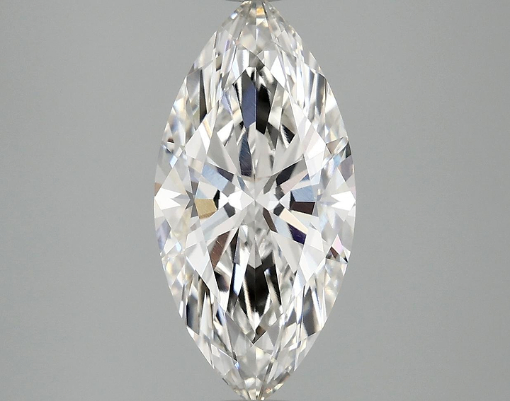 2.53 Carat Marquise Shaped Excellent Cut VVS2 IGI Certified Lab Grown Diamond