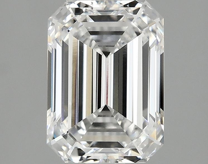 2.1 Carat Emerald Shaped Excellent Cut VVS2 IGI Certified Lab Grown Diamond