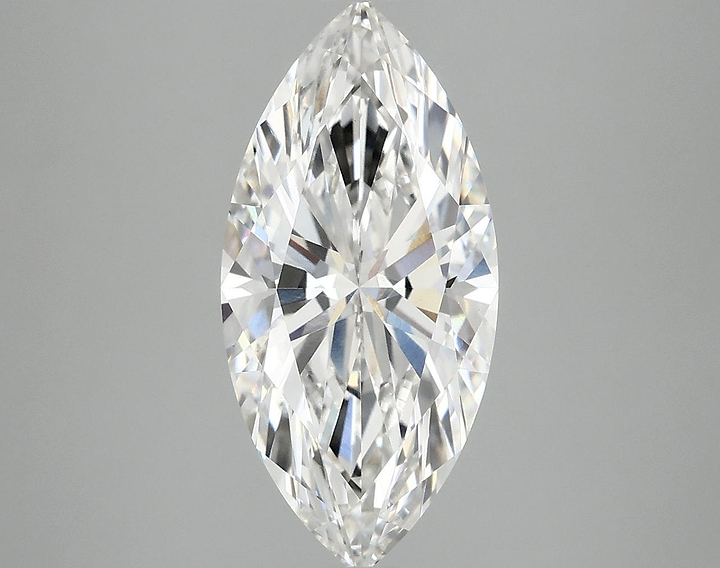 3.07 Carat Marquise Shaped Excellent Cut VVS2 IGI Certified Lab Grown Diamond