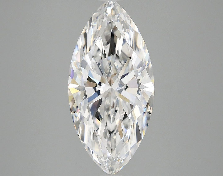 3.07 Carat Marquise Shaped Excellent Cut VVS2 IGI Certified Lab Grown Diamond