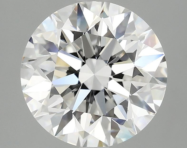 3.07 Carat Round Shaped Excellent Cut VVS2 IGI Certified Lab Grown Diamond