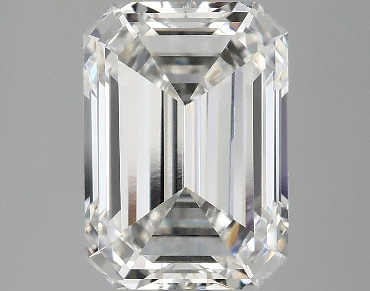 3.09 Carat Emerald Shaped Ideal Cut VVS2 IGI Certified Lab Grown Diamond