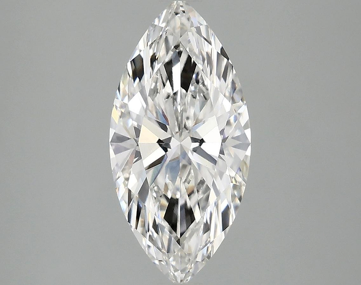 2.08 Carat Marquise Shaped Excellent Cut VVS2 IGI Certified Lab Grown Diamond