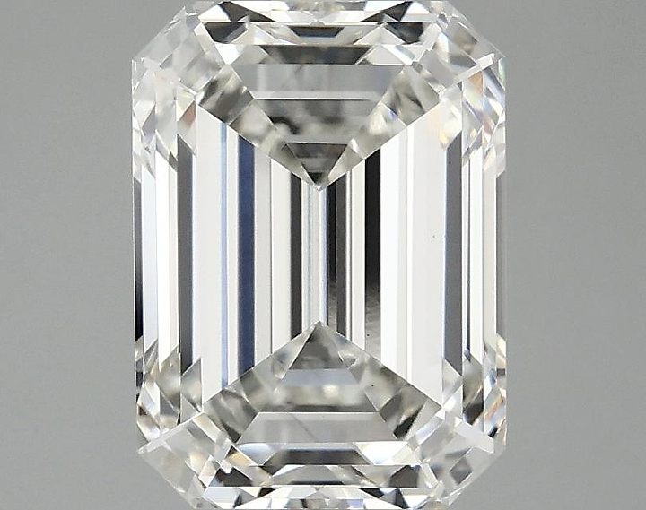 3.1 Carat Emerald Shaped Excellent Cut VS1 IGI Certified Lab Grown Diamond
