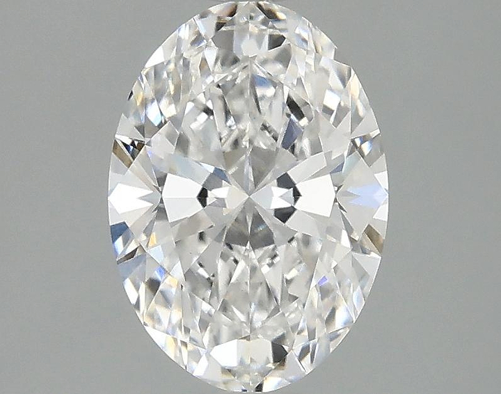 1.54 Carat Oval Shaped Ideal Cut VVS2 IGI Certified Lab Grown Diamond
