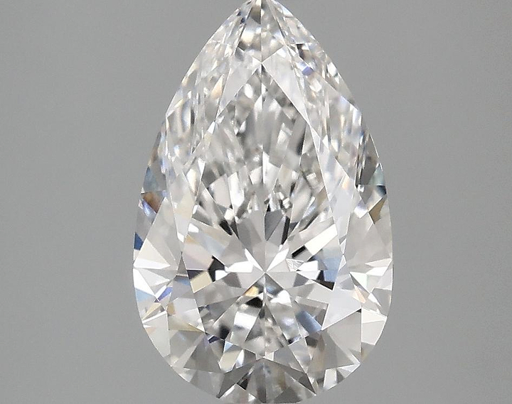 1.87 Carat Pear Shaped Ideal Cut VVS2 IGI Certified Lab Grown Diamond