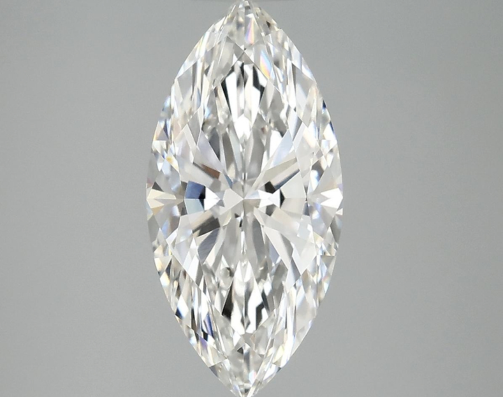 2.58 Carat Marquise Shaped Excellent Cut VVS2 IGI Certified Lab Grown Diamond