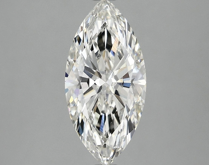 2.04 Carat Marquise Shaped Excellent Cut VVS2 IGI Certified Lab Grown Diamond