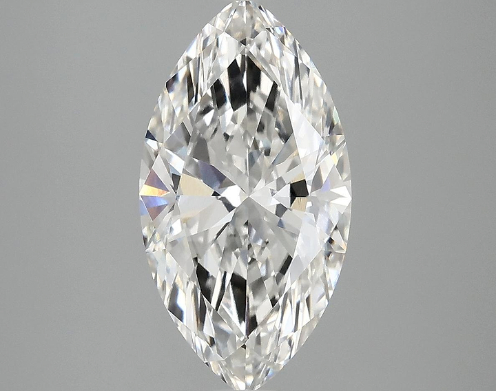 3.01 Carat Marquise Shaped Excellent Cut VVS2 IGI Certified Lab Grown Diamond